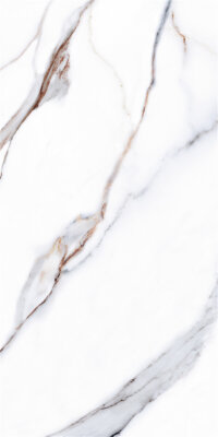 Yurtbay Seramik 80x160 Calacatta Luxe Beyaz Parlak Porselen - YURTBAY SERAMİK