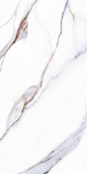 Yurtbay Seramik 80x160 Calacatta Luxe Beyaz Parlak Porselen - 1