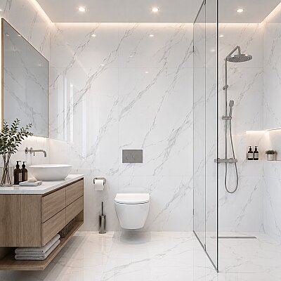 Yurtbay Seramik Afyon Beyaz Polished Sırlı Porselen (60x60cm) - YURTBAY SERAMİK