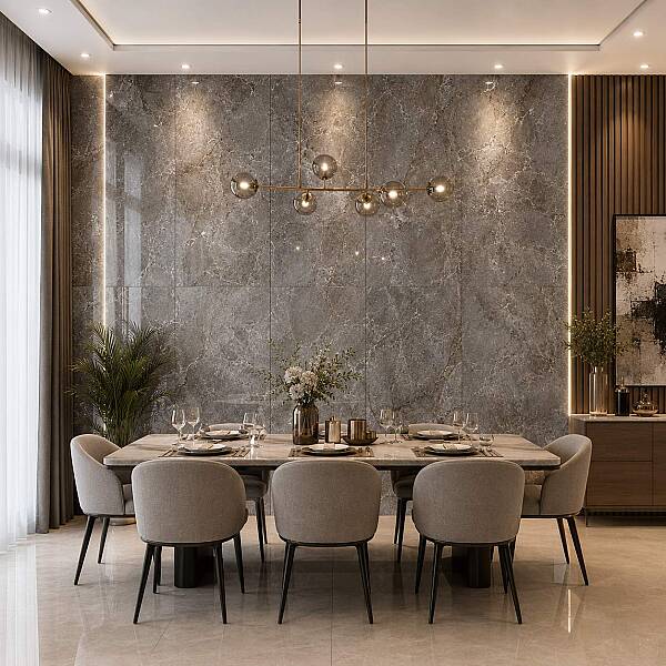 Yurtbay Seramik Amazon Gri Polished Rek. Sırlı Granit (60x120cm) - 1