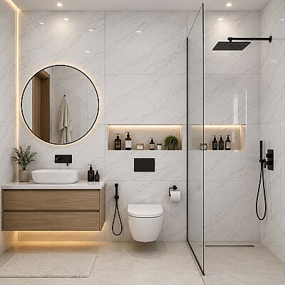 Yurtbay Seramik Anderson Beyaz Polished Rek. (60x120cm) - YURTBAY SERAMİK