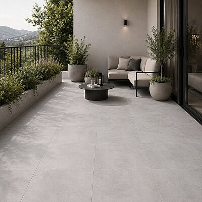 Yurtbay Seramik Ares Gri Rektifiyeli Sırlı Granit Mat (60x60cm) - YURTBAY SERAMİK