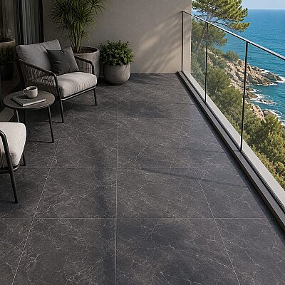 Yurtbay Seramik Artos Antrasit Sırlı Granit (60x60cm) - YURTBAY SERAMİK