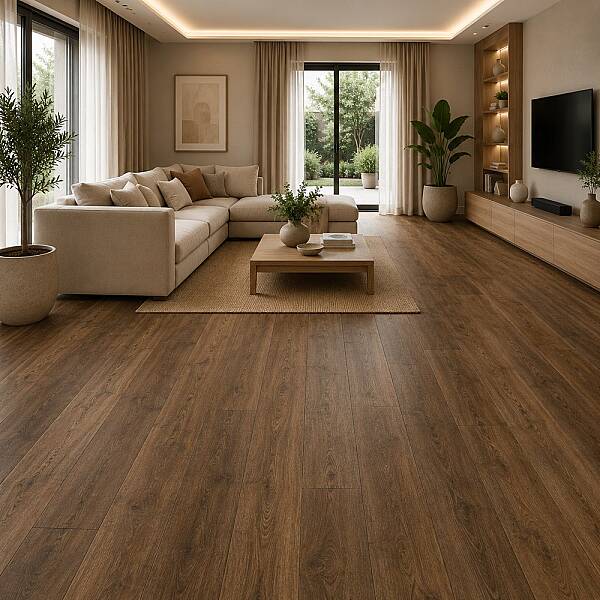 Yurtbay Seramik Barkwood Ceviz Sırlı Granit Mat (20x120cm) - 1