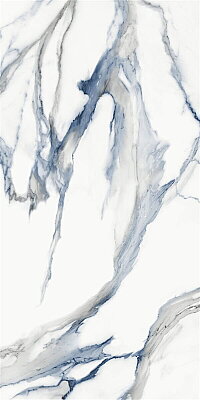 Yurtbay Seramik Calacatta Aqua Mavi Polished Rek. (60x120cm) - 1