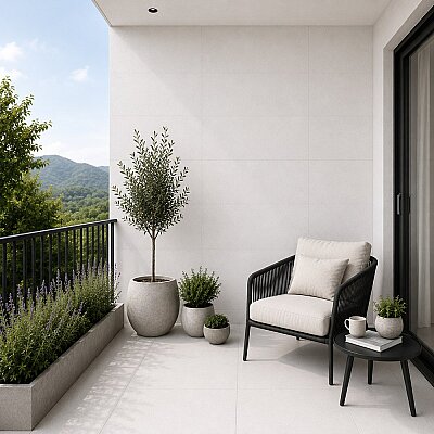 Yurtbay Seramik Core Beyaz Sırlı Porselen Mat (30x60cm) - YURTBAY SERAMİK