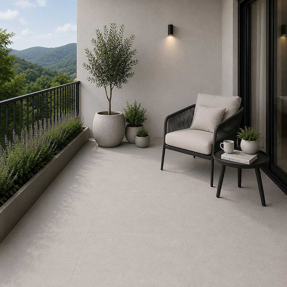 Yurtbay Seramik Core Gri Sırlı Porselen Mat (60x60cm) - Türkmenler