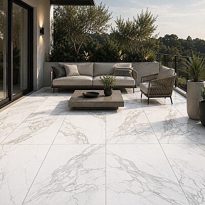Yurtbay Seramik Eternal Beyaz Polished Sırlı Granit (60x120cm) - YURTBAY SERAMİK