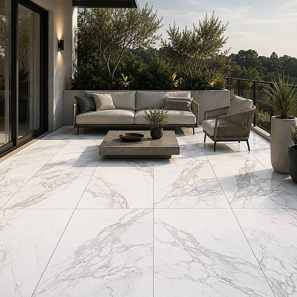 Yurtbay Seramik Eternal Beyaz Polished Sırlı Granit (60x120cm) - 1