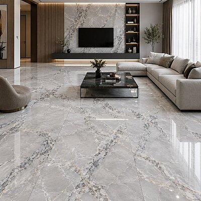 Yurtbay Seramik Glacier Mavi Sırlı Porselen (60x120cm) - YURTBAY SERAMİK