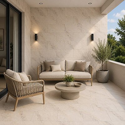 Yurtbay Seramik Helena Krem Sırlı Granit Parlak (30x60cm) - YURTBAY SERAMİK