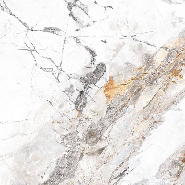 Yurtbay Seramik İnvisible Marble Gri Parlak (60x60cm) - 1