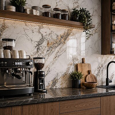 Yurtbay Seramik İnvisible Marble Gri Parlak (60x60cm) - YURTBAY SERAMİK
