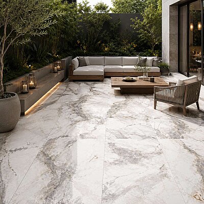 Yurtbay Seramik Invisible Marble Gri Sırlı Granit (60x120cm) - YURTBAY SERAMİK