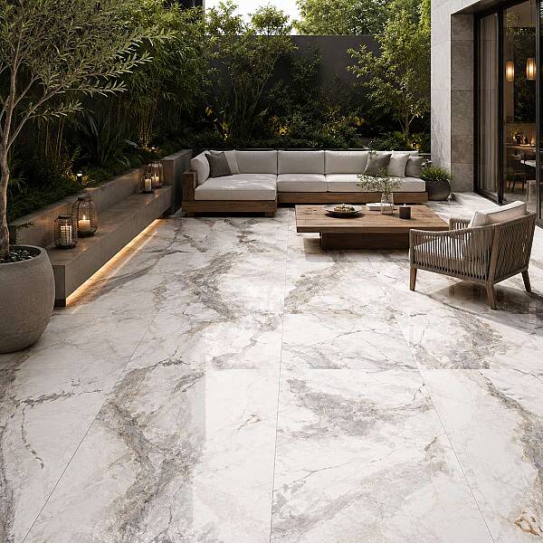 Yurtbay Seramik Invisible Marble Gri Sırlı Granit (60x120cm) - 1