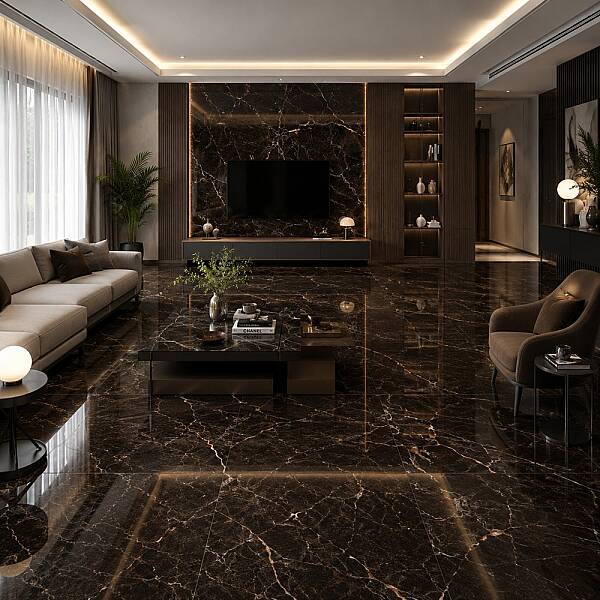 Yurtbay Seramik Java Kahve Polished Sırlı Granit (60x120cm) - 1