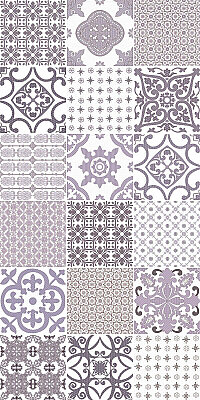 Yurtbay Seramik Modus Lila Dekor (30x60cm) - 1