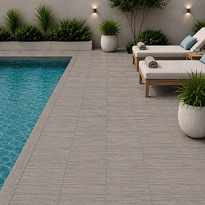 Yurtbay Seramik Poolside Gri Sırlı Granit Mat (50x50cm) - YURTBAY SERAMİK