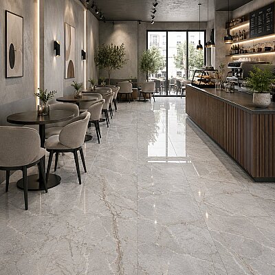 Yurtbay Seramik Quest Gri Polished Sırlı Granit (60x120cm) - YURTBAY SERAMİK