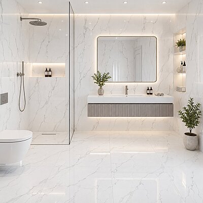 Yurtbay Seramik Statuario Nuovo Polished Rek. (60x120cm) - YURTBAY SERAMİK