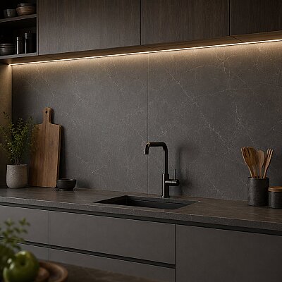 Yurtbay Seramik Sterlina Asphalt Mat Sırlı Granit (60x60cm) - YURTBAY SERAMİK