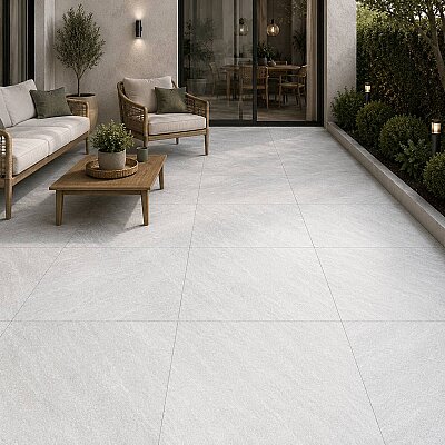Yurtbay Seramik Touch Stone Beyaz Mat R11 (60x60cm) - YURTBAY SERAMİK